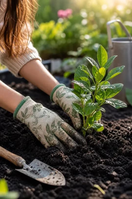The garden needs a gardener, lawn mower and waterer