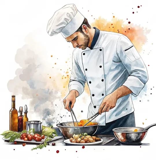 National dishes need 2 Chefs must have worked before
