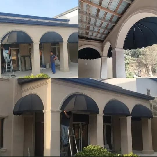 Fixed awning awning