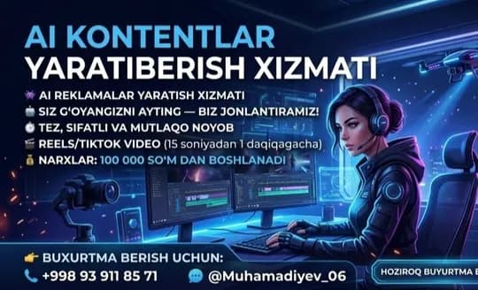 AI content video creation service