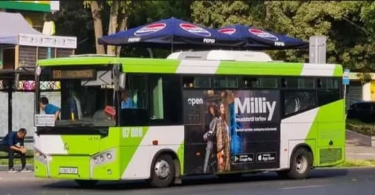 Advertising on buses