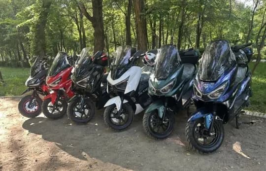 Gasoline scooters on halal installments!