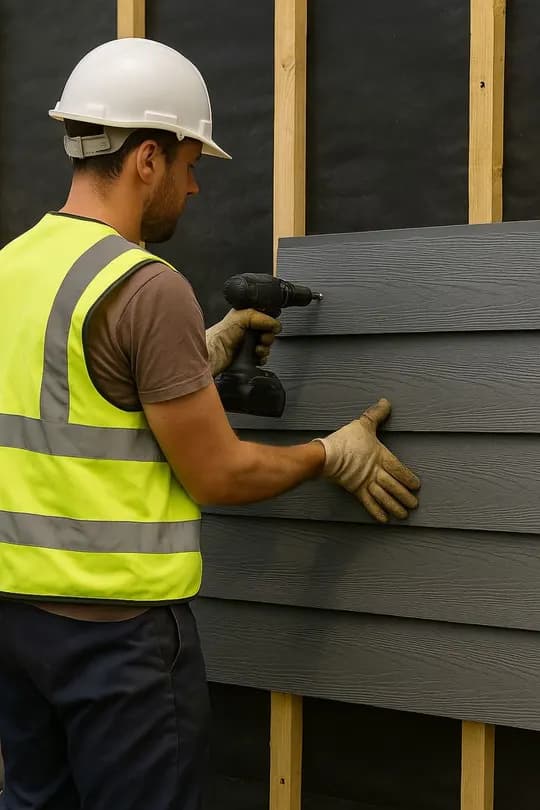 Masters needed to make granite baseboards and facade stones