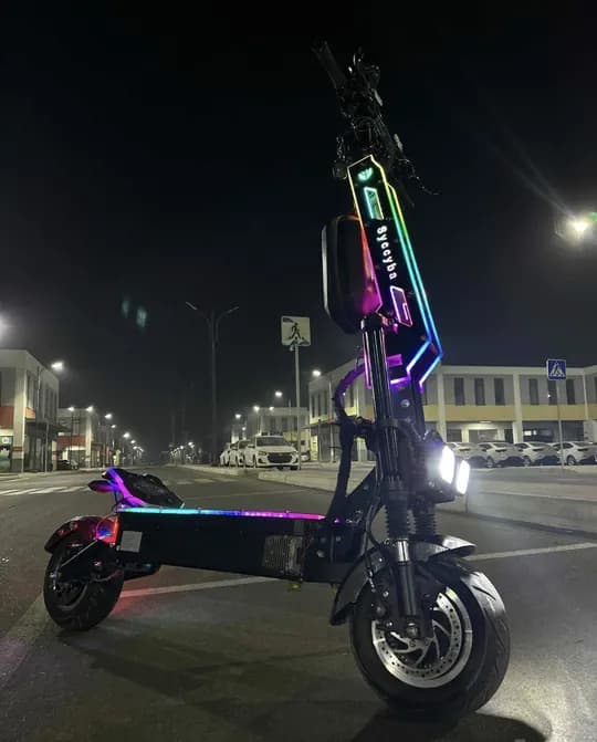 Syccyba Pantera is a powerful electric scooter.