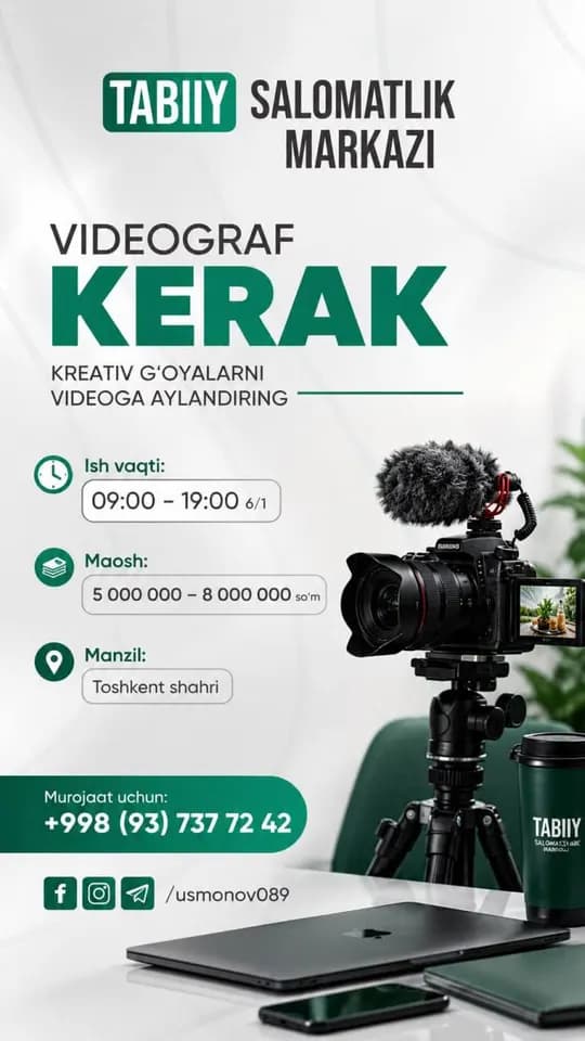 VIDEOGRAPHER / MOBILEGRAPHER NEEDED