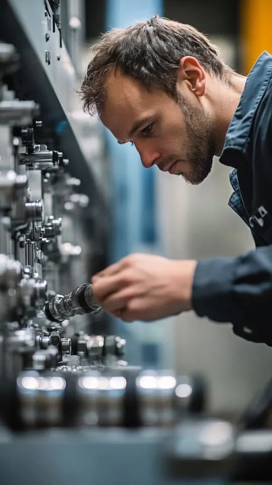 A mechanic is needed for a button manufacturing factory.
