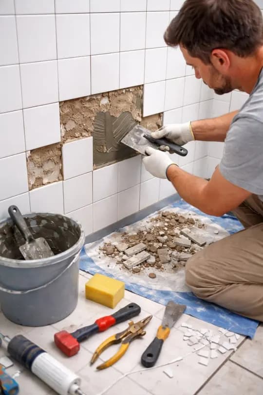 We are hiring apprentices to work as tilers in Tashkent.