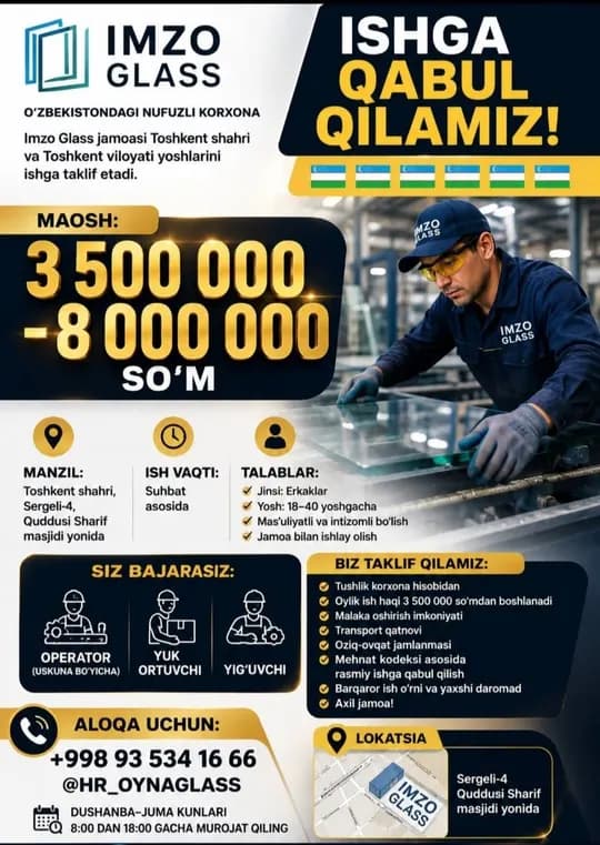 The Imzo Glass team invites mechanics to a party
