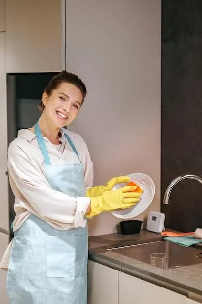 A dishwasher cleaner is needed for BON Coffee Shop