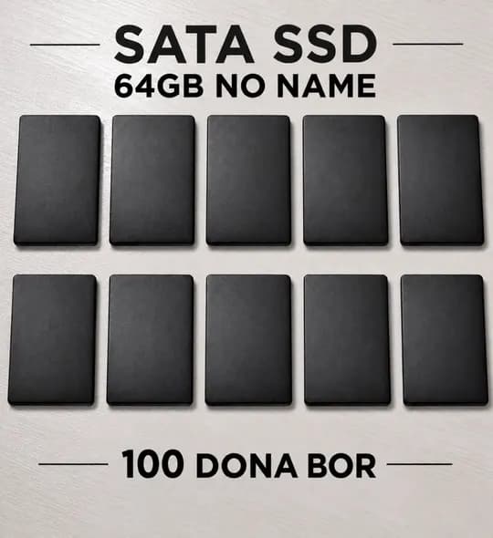 SSD SATA MEMORY 64GB USED