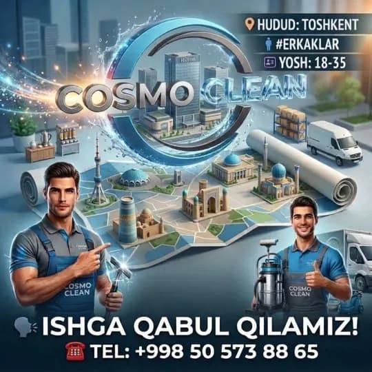 COSMO CLEAN carpet cleaning company job offer