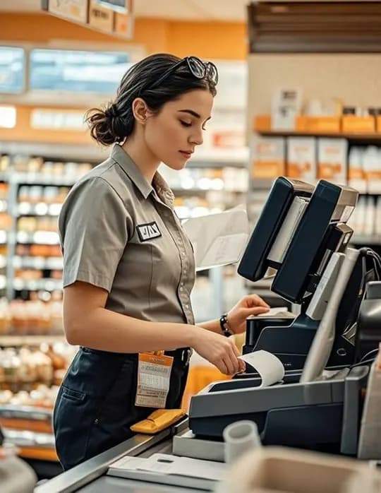 Button men's clothing store is hiring for a cashier position.