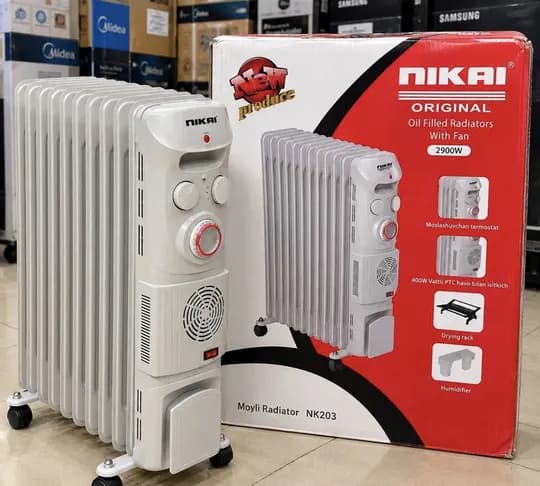 NIKAI NK203 oil radiator, 12 stoves, heater, oil radiator